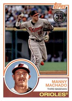 #83-32 Manny Machado - Baltimore Orioles - 2018 Topps - 1983 Topps Baseball 35th Anniversary Baseball
