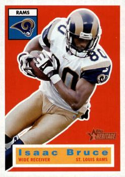 #32 Isaac Bruce - St. Louis Rams - 2001 Topps Heritage Football