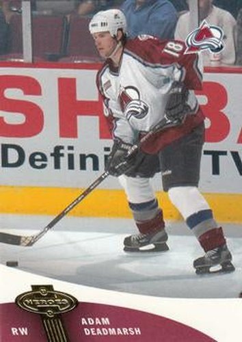 #32 Adam Deadmarsh - Colorado Avalanche - 2000-01 Upper Deck Heroes Hockey