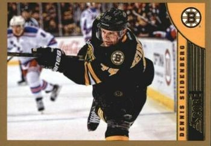#32 Dennis Seidenberg - Boston Bruins - 2013-14 Score - Gold Hockey