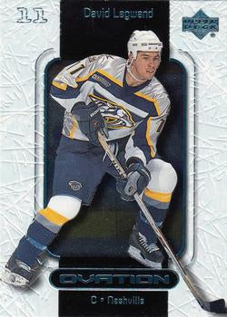 #32 David Legwand - Nashville Predators - 1999-00 Upper Deck Ovation Hockey