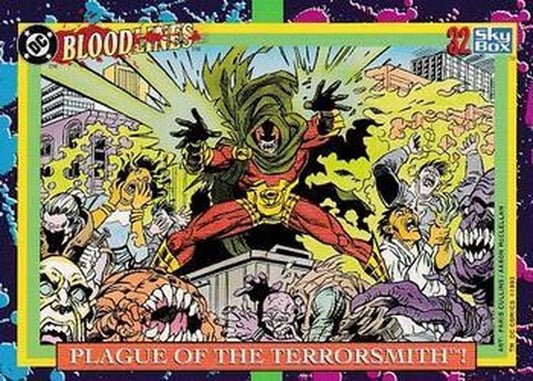 #32 Plague of the Terrorsmith! - 1993 SkyBox DC Comics Bloodlines