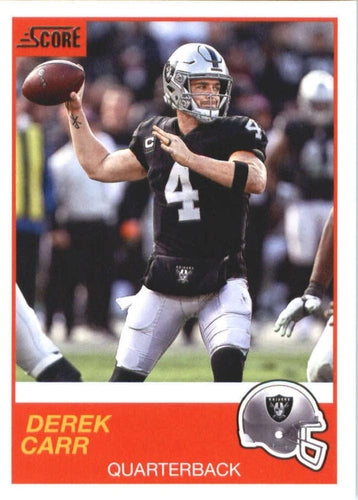 #32 Derek Carr - Oakland Raiders - 2019 Score Football