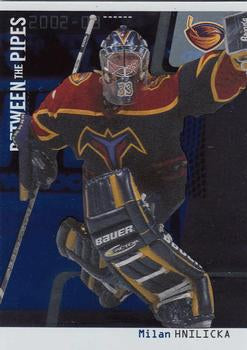 #32 Milan Hnilicka - Atlanta Thrashers - 2002-03 Be a Player Between the Pipes Hockey