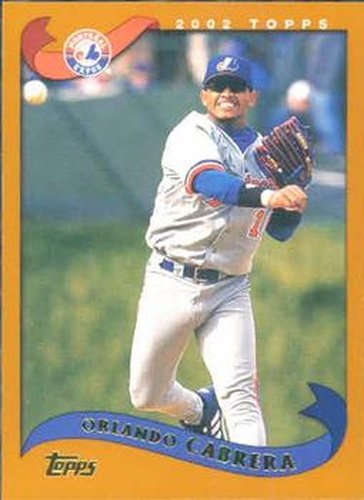 #32 Orlando Cabrera - Montreal Expos - 2002 Topps Baseball