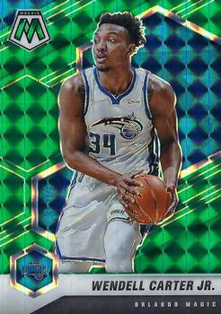 #32 Wendell Carter Jr. - Orlando Magic - 2020-21 Panini Mosaic - Mosaic Green Basketball