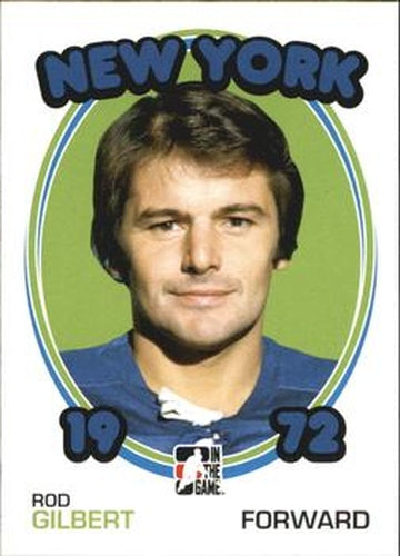 #32 Rod Gilbert - New York Rangers - 2009-10 In The Game 1972 The Year In Hockey