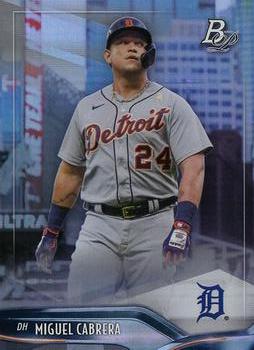 #32 Miguel Cabrera - Detroit Tigers - 2021 Bowman Platinum Baseball