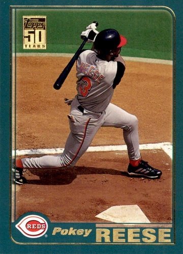 #32 Pokey Reese - Cincinnati Reds - 2001 Topps Baseball