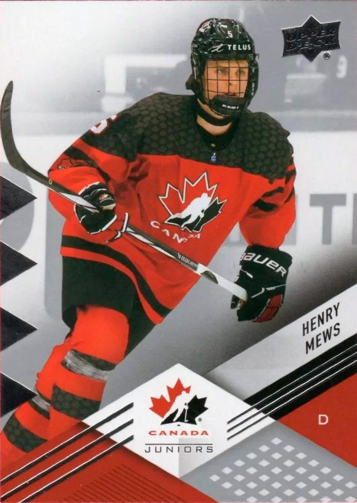 #32 Henry Mews - Canada - 2024 Upper Deck Team Canada Juniors Hockey