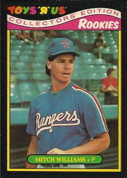 #32 Mitch Williams - Texas Rangers - 1987 Topps Toys "R" Us Rookies Baseball