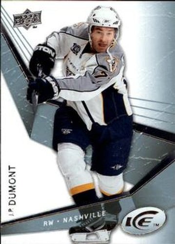 #32 J.P. Dumont - Nashville Predators - 2008-09 Upper Deck Ice Hockey