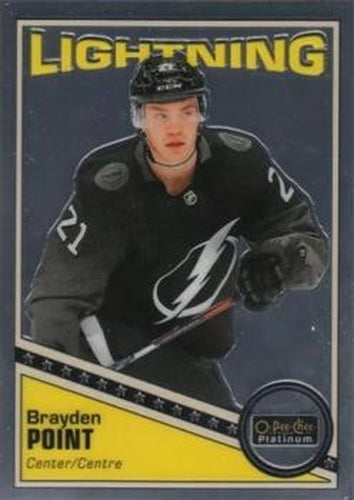 #R-32 Brayden Point - Tampa Bay Lightning - 2019-20 O-Pee-Chee Platinum - Retro Hockey