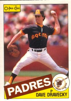 #32 Dave Dravecky - San Diego Padres - 1985 O-Pee-Chee Baseball
