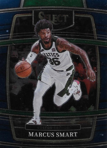 #32 Marcus Smart - Boston Celtics - 2021-22 Panini Select - Blue Basketball