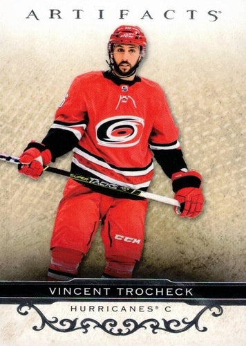 #32 Vincent Trocheck - Carolina Hurricanes - 2021-22 Upper Deck Artifacts Hockey