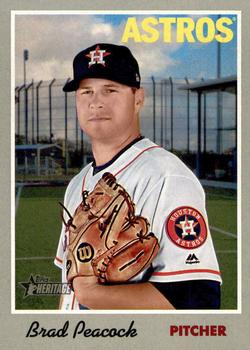 #32 Brad Peacock - Houston Astros - 2019 Topps Heritage Baseball