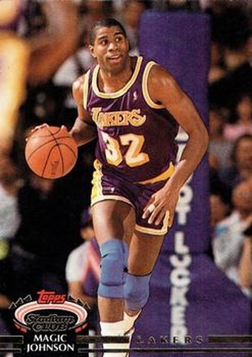 #32 Magic Johnson - Los Angeles Lakers - 1992-93 Stadium Club Basketball