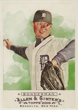 #32 Jeremy Bonderman - Detroit Tigers - 2009 Topps Allen & Ginter Baseball