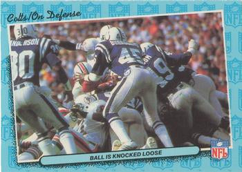 #32 Ball is Knocked Loose Defense - Indianapolis Colts - 1986 Fleer Team Action Football