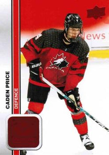 #32 Caden Price - Canada - 2023 Upper Deck Team Canada Juniors - Red Foil Hockey