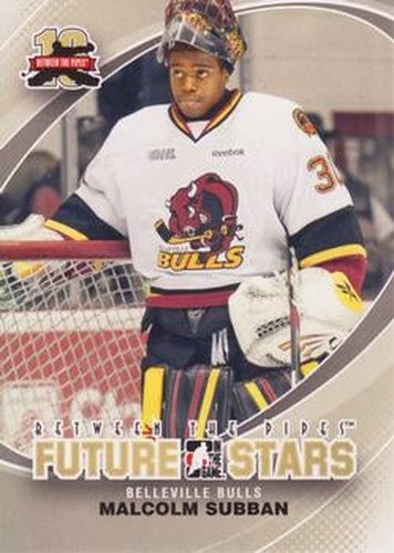 #32 Malcolm Subban - Belleville Bulls - 2011-12 In The Game Between The Pipes Hockey