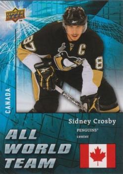 #AW32 Sidney Crosby - Pittsburgh Penguins - 2009-10 Upper Deck - All World Team Hockey