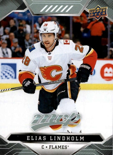 #32 Elias Lindholm - Calgary Flames - 2019-20 Upper Deck MVP Hockey
