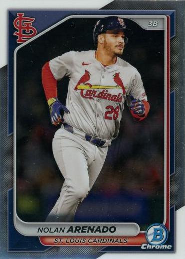 #32 Nolan Arenado - St. Louis Cardinals - 2024 Bowman Chrome Baseball