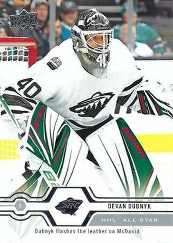 #532 Devan Dubnyk - Minnesota Wild - 2019-20 Upper Deck Hockey