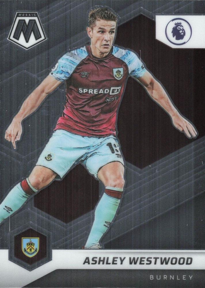#32 Ashley Westwood - Burnley - 2021-22 Panini Mosaic Premier League Soccer