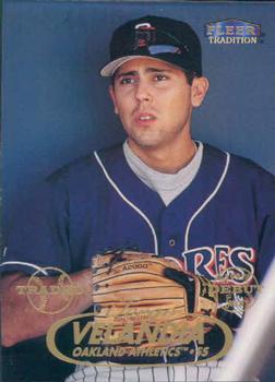 #32 Jorge Velandia - Oakland Athletics - 1998 Fleer Tradition Baseball