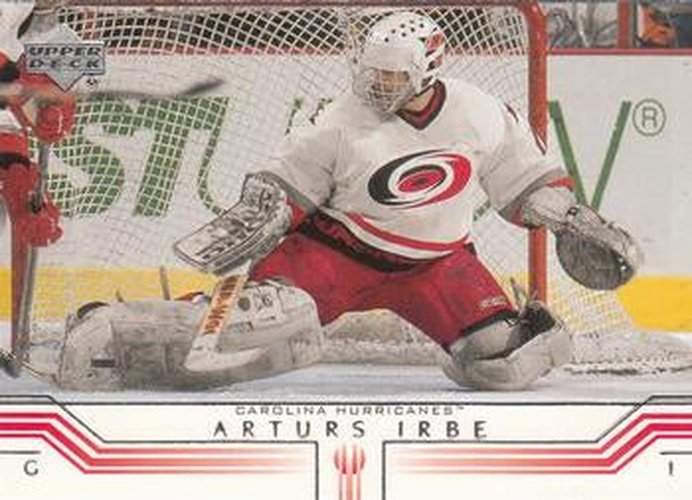 #32 Arturs Irbe - Carolina Hurricanes - 2001-02 Upper Deck Hockey