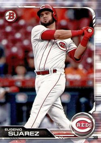 #32 Eugenio Suarez - Cincinnati Reds - 2019 Bowman Baseball