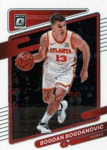 #32 Bogdan Bogdanovic - Atlanta Hawks - 2021-22 Donruss Optic Basketball