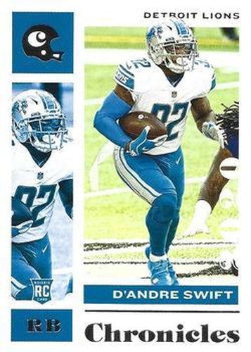 #32 D'Andre Swift - Detroit Lions - 2020 Panini Chronicles Football