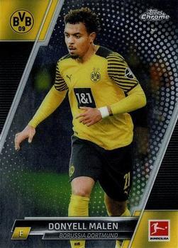#32 Donyell Malen - Borussia Dortmund - 2021-22 Topps Chrome Bundesliga Soccer