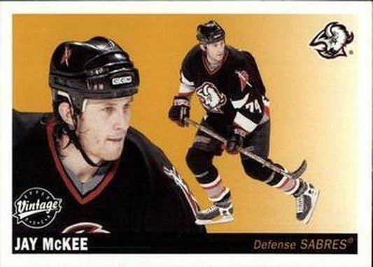 #32 Jay McKee - Buffalo Sabres - 2002-03 Upper Deck Vintage Hockey
