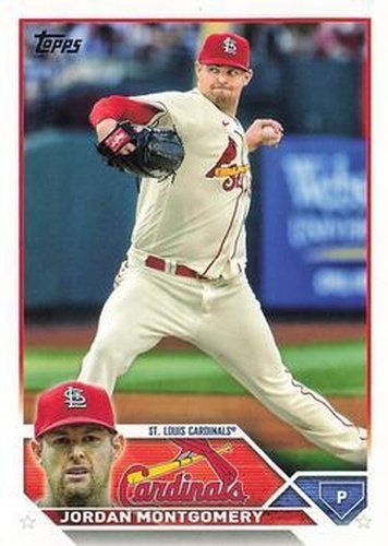 #32 Jordan Montgomery - St. Louis Cardinals - 2023 Topps Baseball