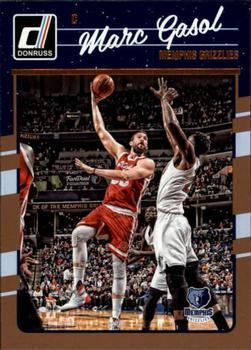 #32 Marc Gasol - Memphis Grizzlies - 2016-17 Donruss Basketball