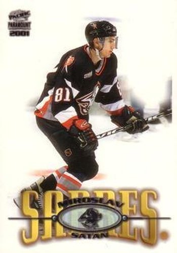 #32 Miroslav Satan - Buffalo Sabres - 2000-01 Pacific Paramount Hockey