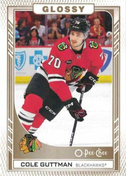 #R-32 Cole Guttman - Chicago Blackhawks - 2023-24 O-Pee-Chee Glossy Gold Hockey