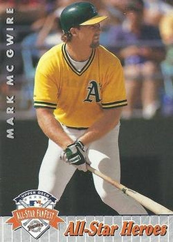 #32 Mark McGwire - Oakland Athletics - 1992 Upper Deck All-Star FanFest Baseball