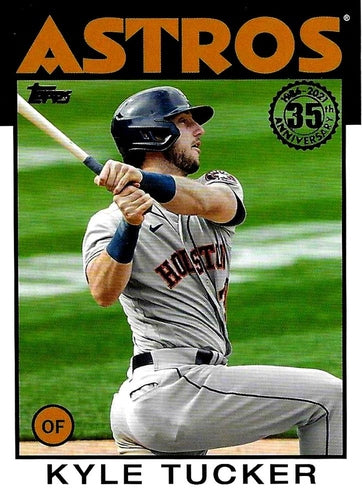 #86B-32 Kyle Tucker - Houston Astros - 2021 Topps Update - 1986 Topps Baseball 35th Anniversary Baseball
