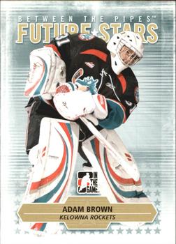 #32 Adam Brown - Kelowna Rockets - 2009-10 In The Game Between The Pipes Hockey