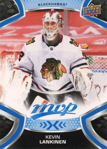 #32 Kevin Lankinen - Chicago Blackhawks - 2021-22 Upper Deck MVP - Blue Hockey