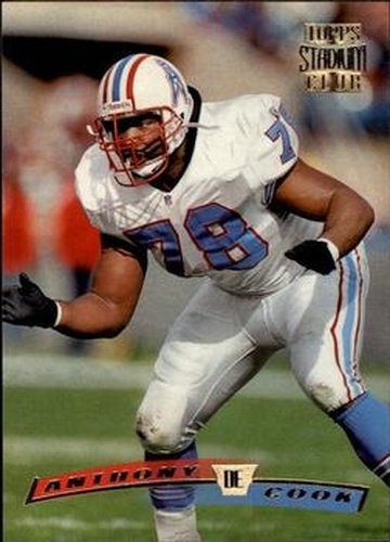 #32 Anthony Cook - Houston Oilers - 1996 Stadium Club Football