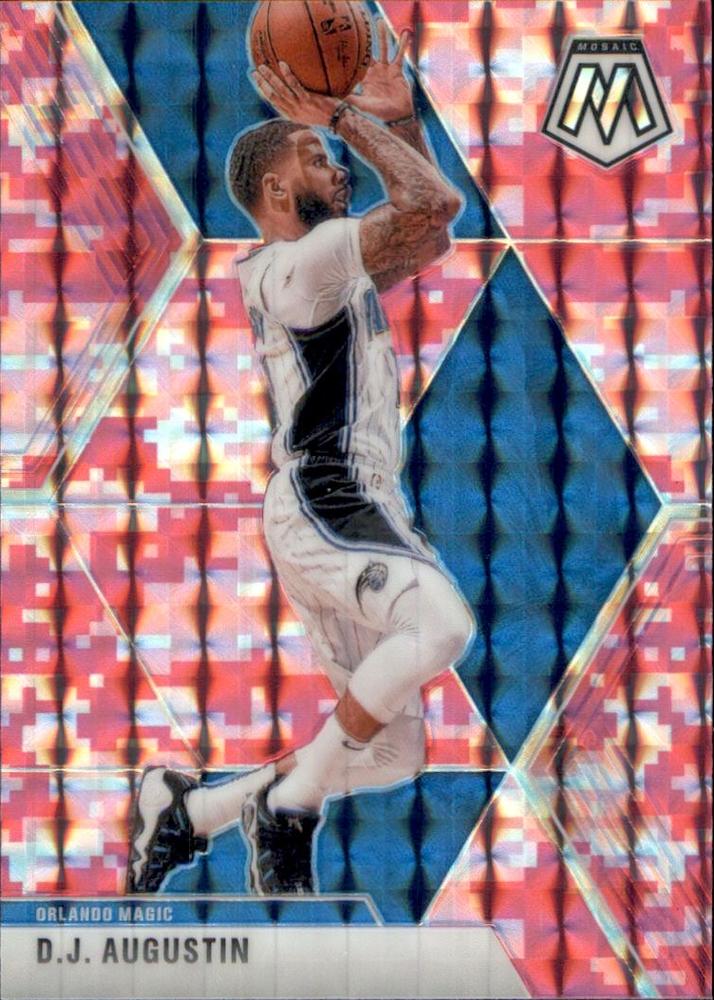 #32 D.J. Augustin - Orlando Magic - 2019-20 Panini Mosaic - Camo Pink Basketball