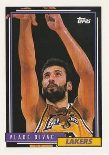 #32 Vlade Divac - Los Angeles Lakers - 1992-93 Topps Basketball