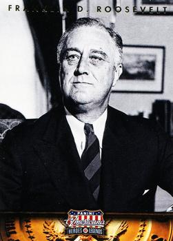 #32 Franklin D. Roosevelt - 2012 Panini Americana Heroes & Legends